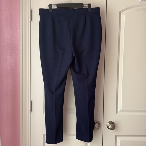 Jones New York Navy Blue Straight Leg Pants - Picture 2 of 5